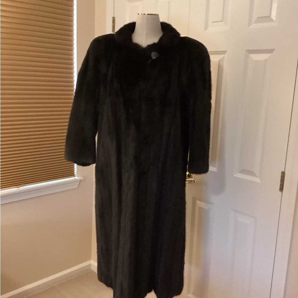 Full length mink coat